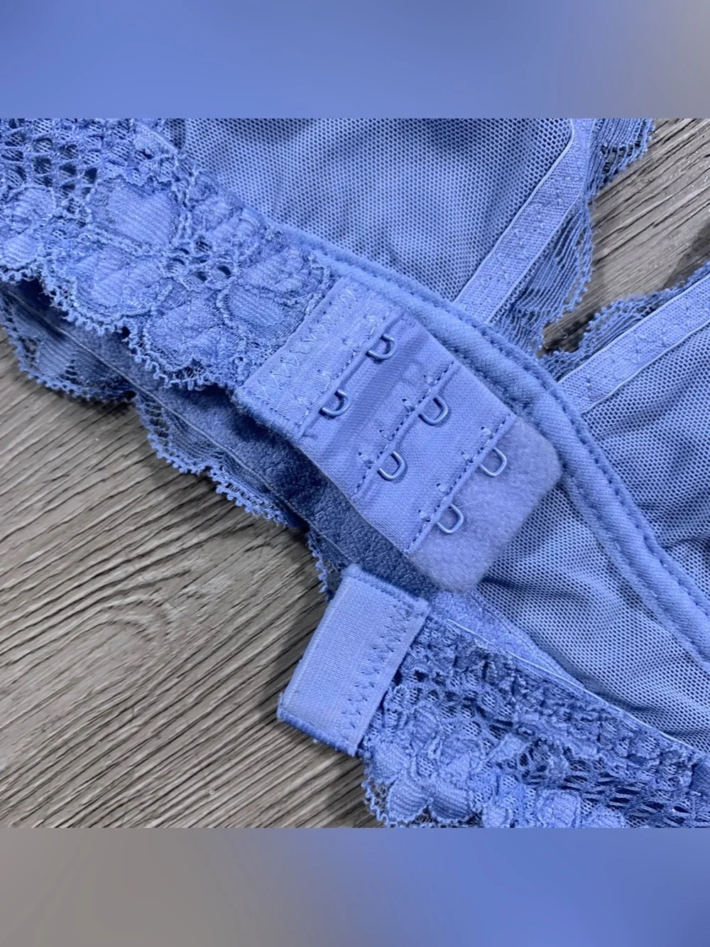 Intimately Free People Galloon Lace Halter Periwinkle Blue size M